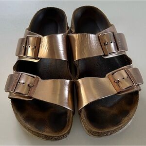 Birkenstock Arizona Metallic Leather Size 39